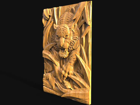 Tiger CNC 3D Print Model