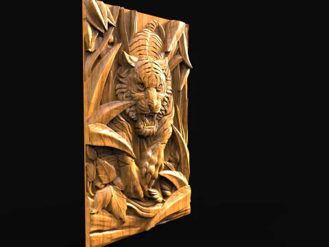 Tiger CNC 3D Print Model