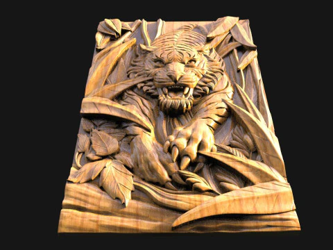 Tiger CNC 3D Print Model