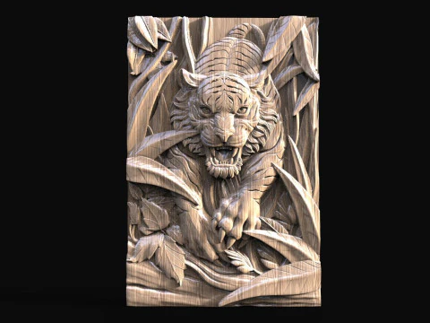 Tiger CNC 3D Print Model