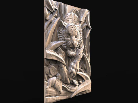 Tiger CNC 3D Print Model