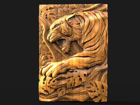 Tiger CNC Model do druku 3D