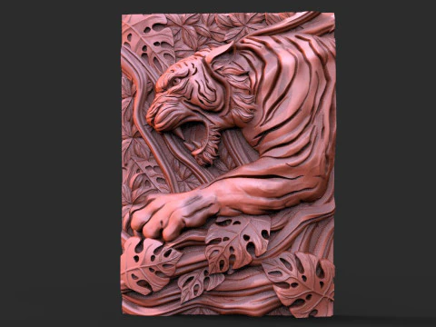 Tiger CNC 3D Print Model