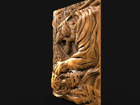 Tiger CNC 3D Print Model