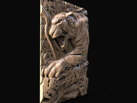Tiger CNC 3D Print Model