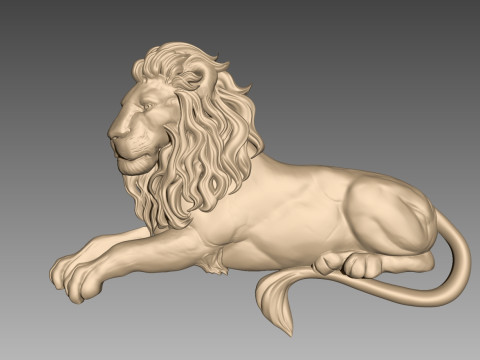 Lion CNC 3Dプリントモデル