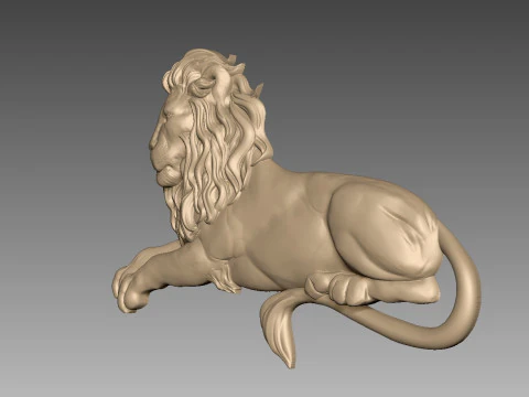 Lion CNC 3D Print Model