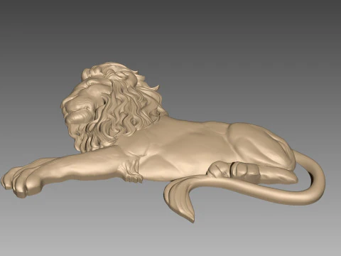 Lion CNC 3D Print Model