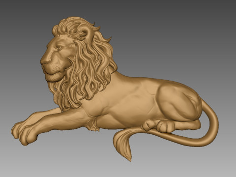 Lion CNC 3D Принт Модель