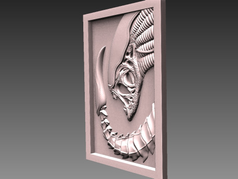 Alien CNC 3D Принт Модель