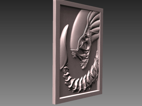 Alien CNC 3D Принт Модель