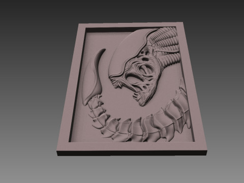 Alien CNC 3D Принт Модель