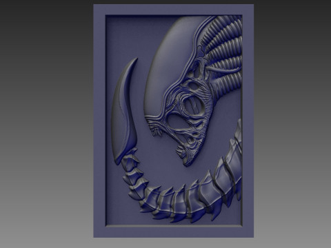 Alien CNC 3D Принт Модель