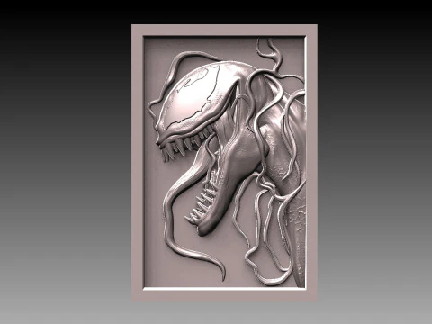 Venom CNC STL Model do druku 3D