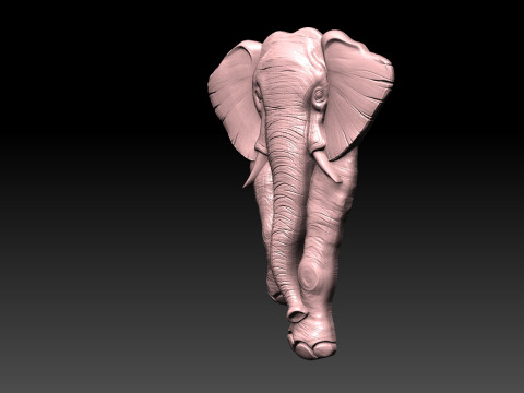 Elephant CNC 3D Print Model