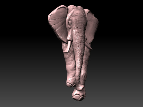 Elephant CNC 3D Print Model