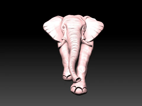 Elephant CNC 3D Print Model