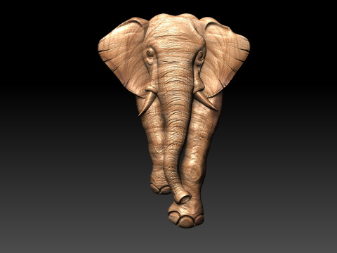 Elephant CNC 3D Print Model