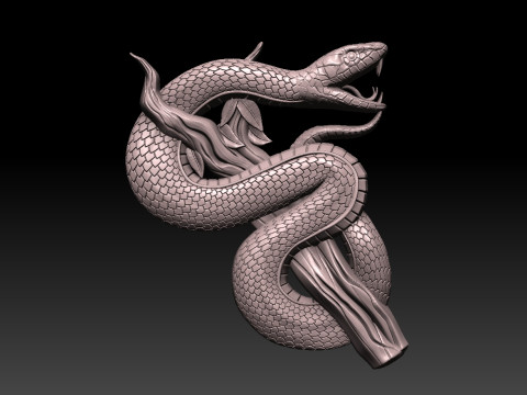 Snake CNC Modelo de Impressão 3D