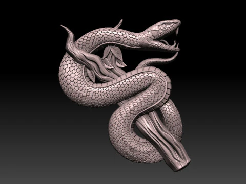 Yılan CNC 3D Baskı Modeli