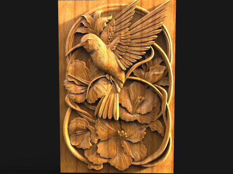 Hummingbird 3D Print Model