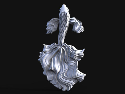 Fish STL 3Dプリントモデル