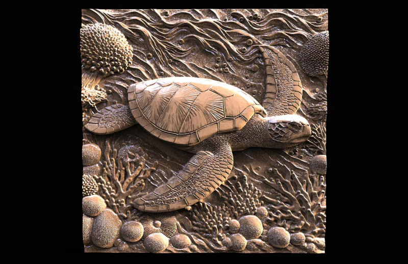 Turtle CNC 3D Print Model .c4d .max .obj .3ds .fbx .stl .blend 