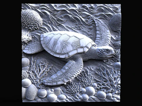 Turtle CNC 3D Print Model