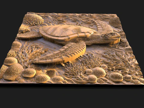 Turtle CNC 3D Print Model