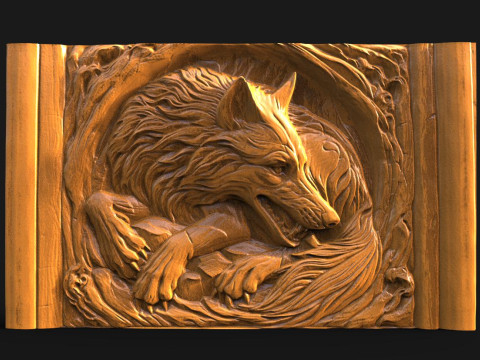 Wolf CNC 3D Print Model