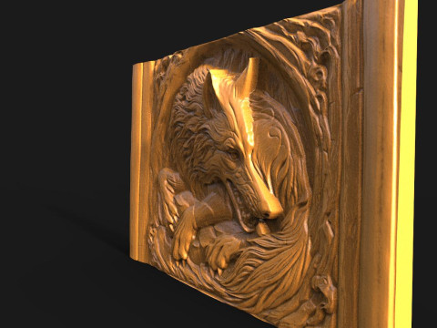 Wolf CNC Model Cetak 3D