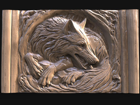 Wolf CNC Model Cetak 3D
