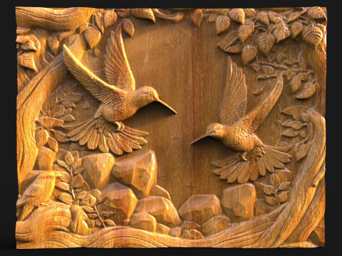 Hummingbirds CNC 3D Принт Модель