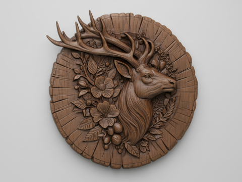 Deer STL file 3D Druckmodell
