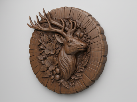 Deer STL file 3D Druckmodell