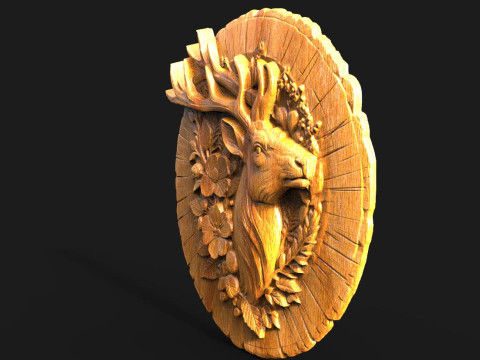 Deer STL file 3D Druckmodell