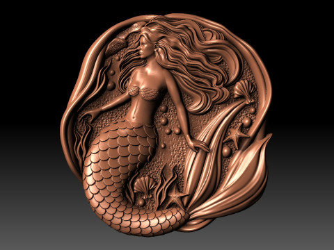 Mermaid CNC Modelo de Impressão 3D
