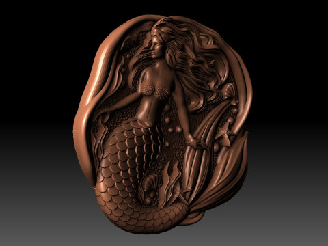 Mermaid CNC Modelo de Impressão 3D