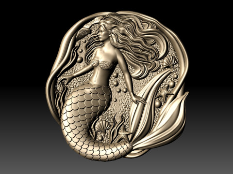 Mermaid CNC Modelo de Impressão 3D