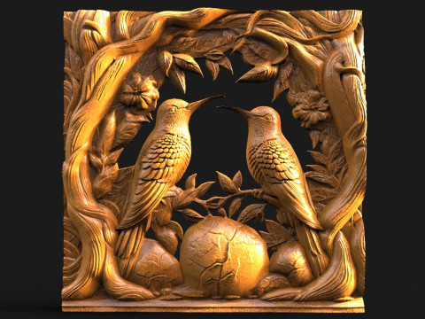 Hummingbirds CNC Modello di stampa 3D