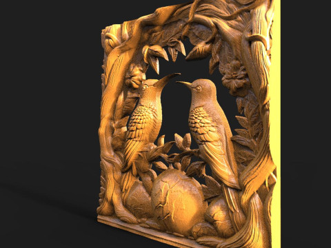 Hummingbirds CNC 3D 프린트 모델