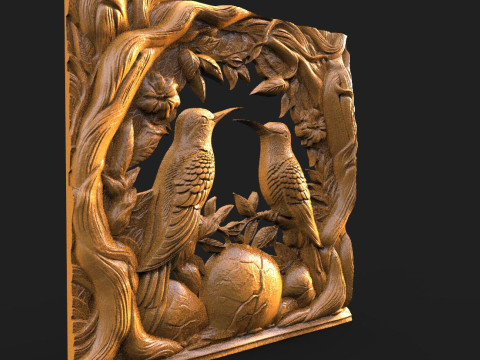 Hummingbirds CNC 3D 프린트 모델
