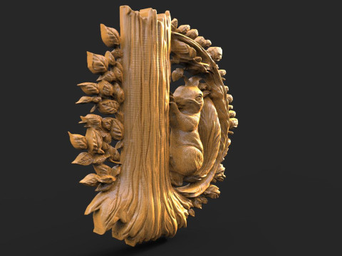 Squirrel CNC 3D Принт Модель