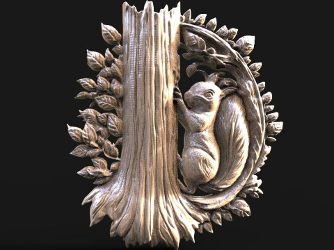 Squirrel CNC 3D Принт Модель