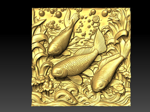 Fish CNC 3D Print Model
