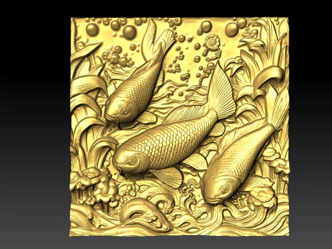 Peixe CNC Modelo de Impressão 3D