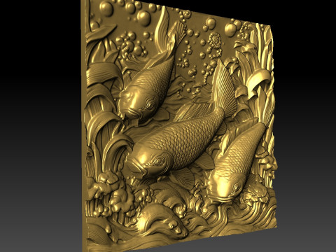 Fish CNC 3D Print Model