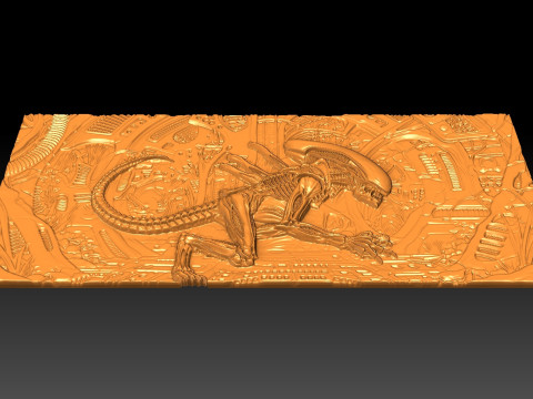 Alien CNC STL model 3D Принт Модель