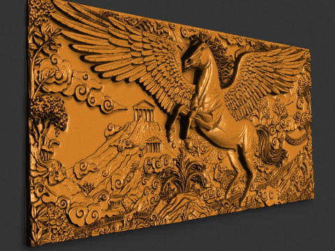 Pegasus CNC STL 模型 3D 打印模型