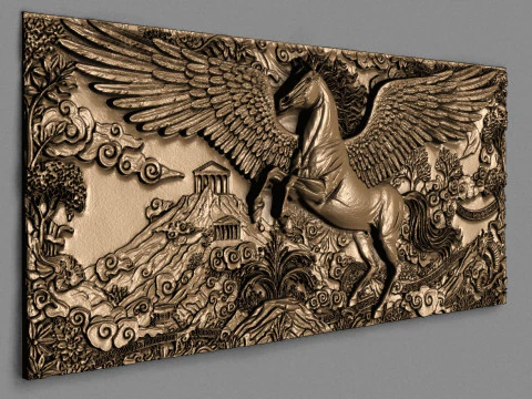 Pegasus CNC STL Model 3D Print Model